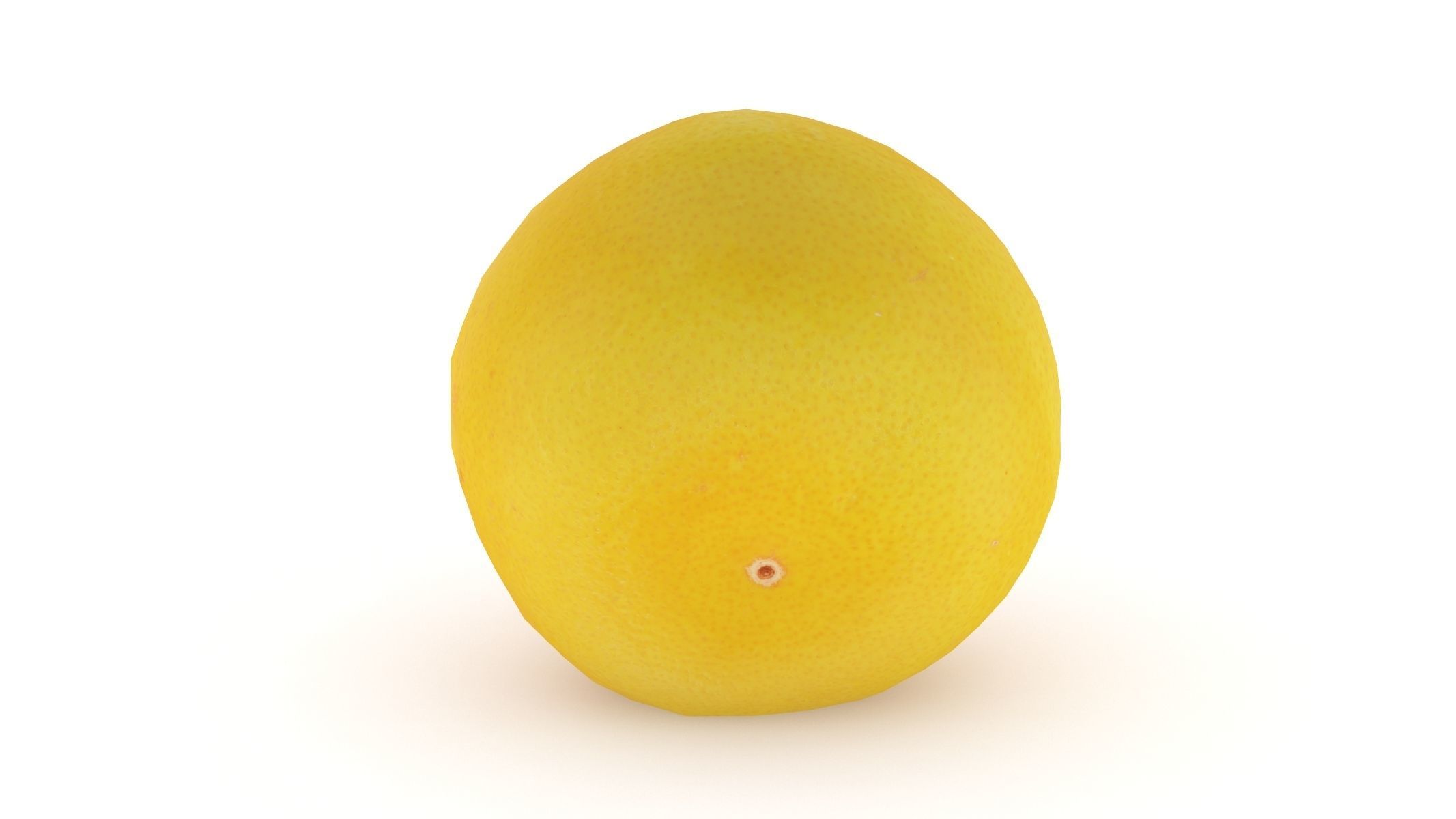 Orange Low Poly PBR Realistc Low-poly 3D model_3