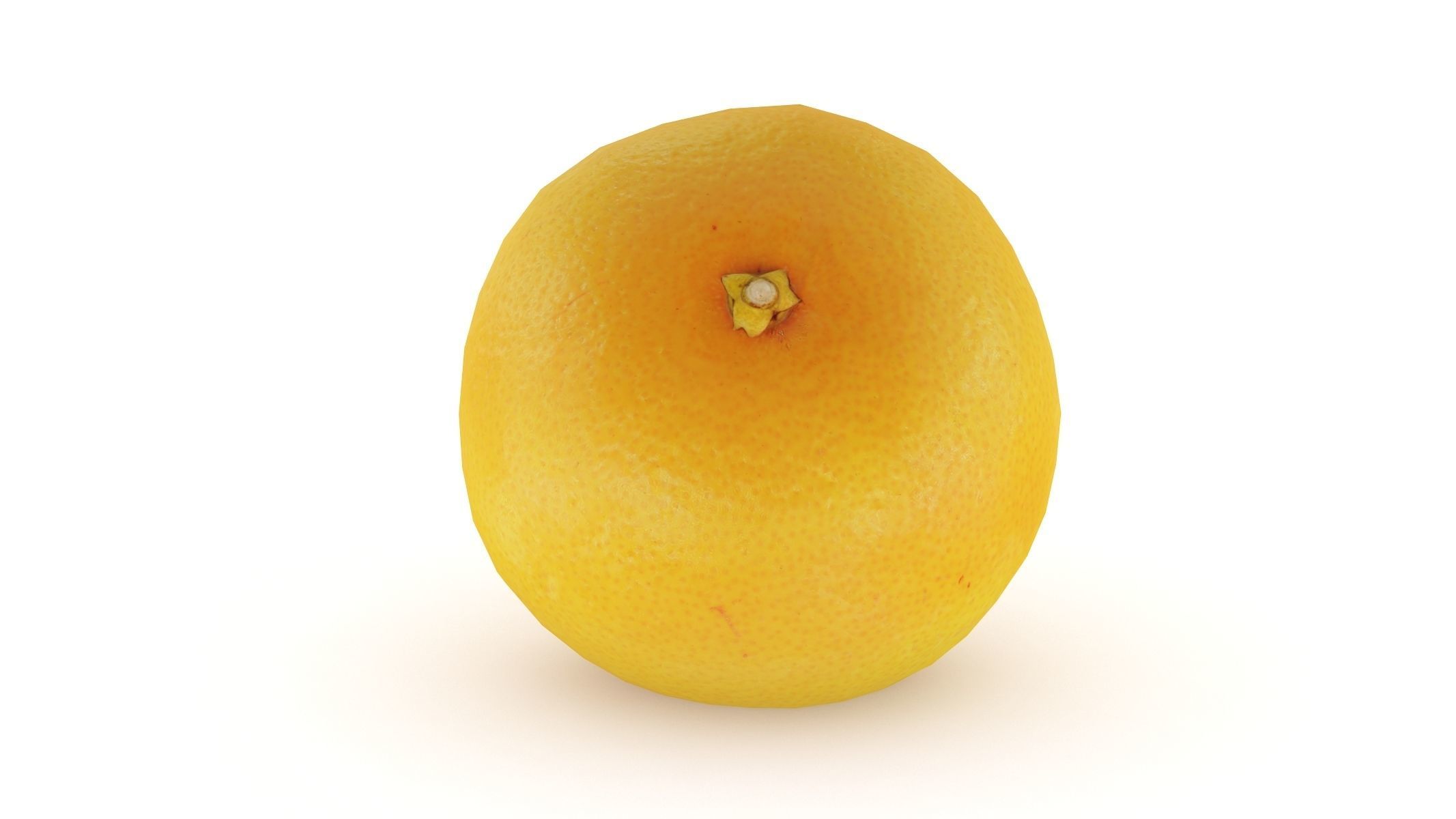 Orange Low Poly PBR Realistc Low-poly 3D model_2