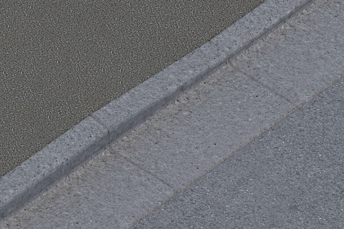 L-shaped side ditch 250B 3D model_6