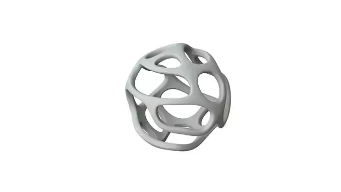 SciFi Cube Object No 43431 Low Poly Shape