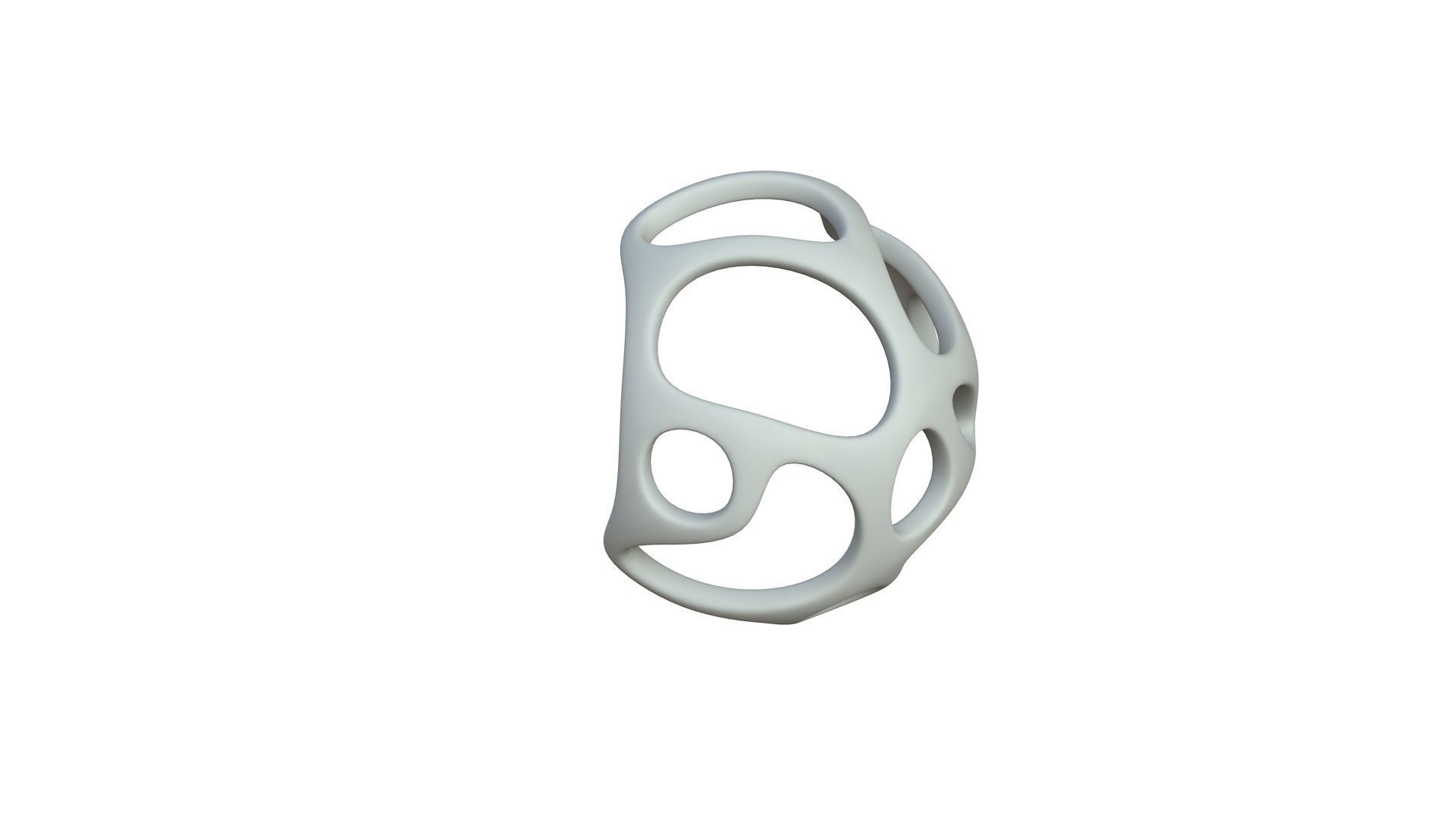 SciFi Cube Object No 43245 Low Poly Shape Texture_3