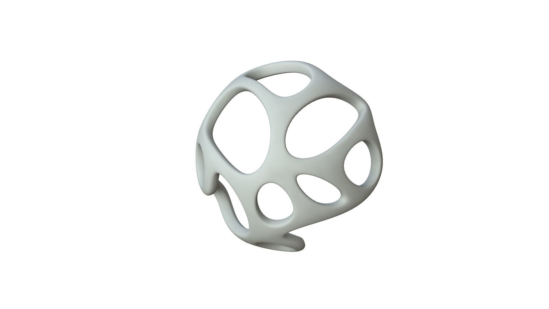 SciFi Cube Object No 43245 Low Poly Shape Texture_1