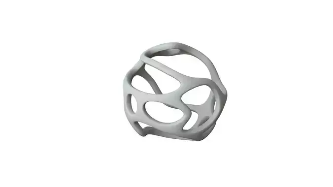 SciFi Cube Object No 42835 Low Poly Shape