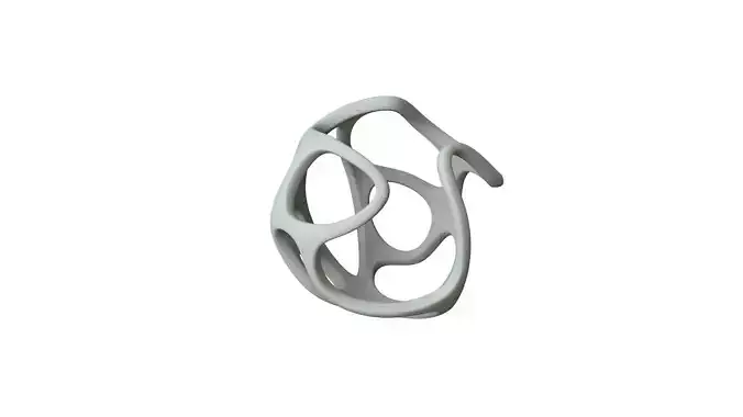 SciFi Cube Object No 39987 Low Poly Shape