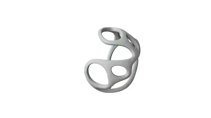 SciFi Cube Object No 39873 Low Poly Shape