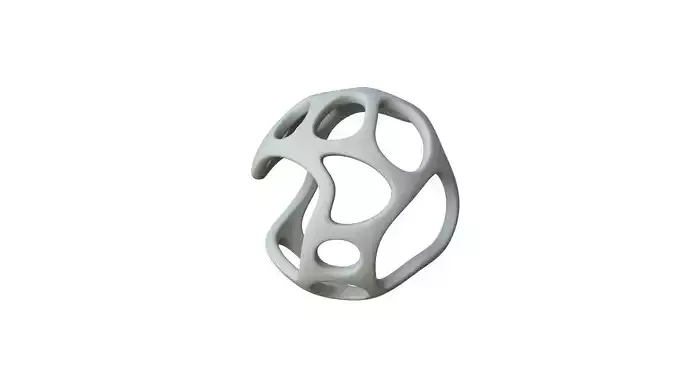 SciFi Cube Object No 39587 Low Poly Shape