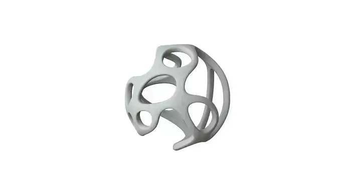 SciFi Cube Object No 39537 Low Poly Shape