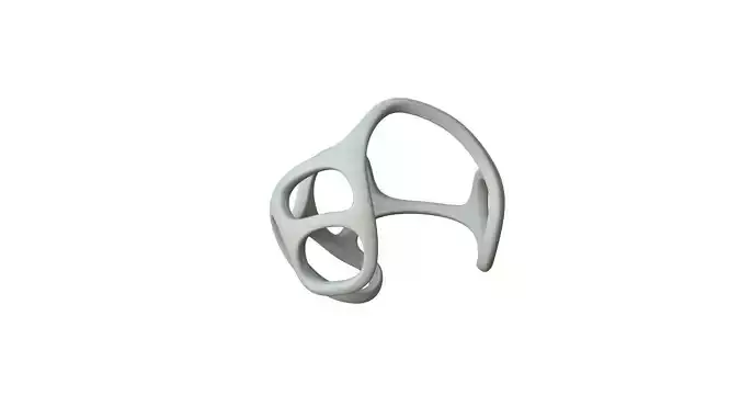 SciFi Cube Object No 38821 Low Poly Shape