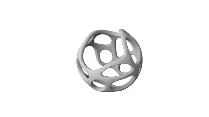 SciFi Cube Object No 38797 Low Poly Shape