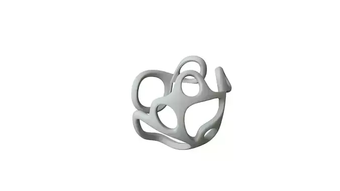 SciFi Cube Object No 37874 Low Poly Shape