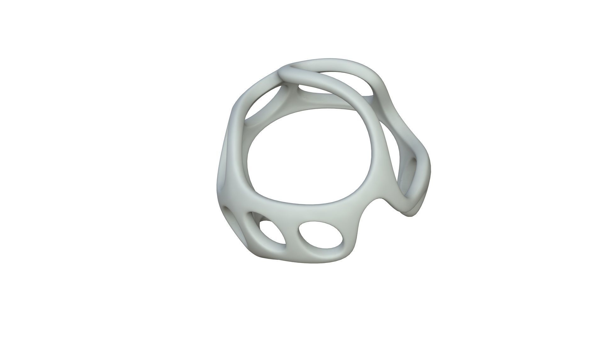 SciFi Cube Object No 37289 Low Poly Shape Texture_2