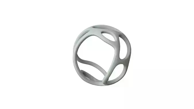 SciFi Cube Object No 36866 Low Poly Shape