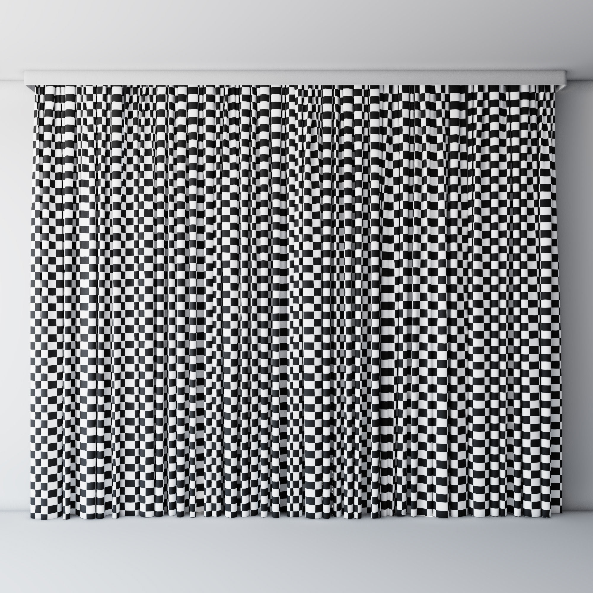 Tulle Low-poly 3D model_4