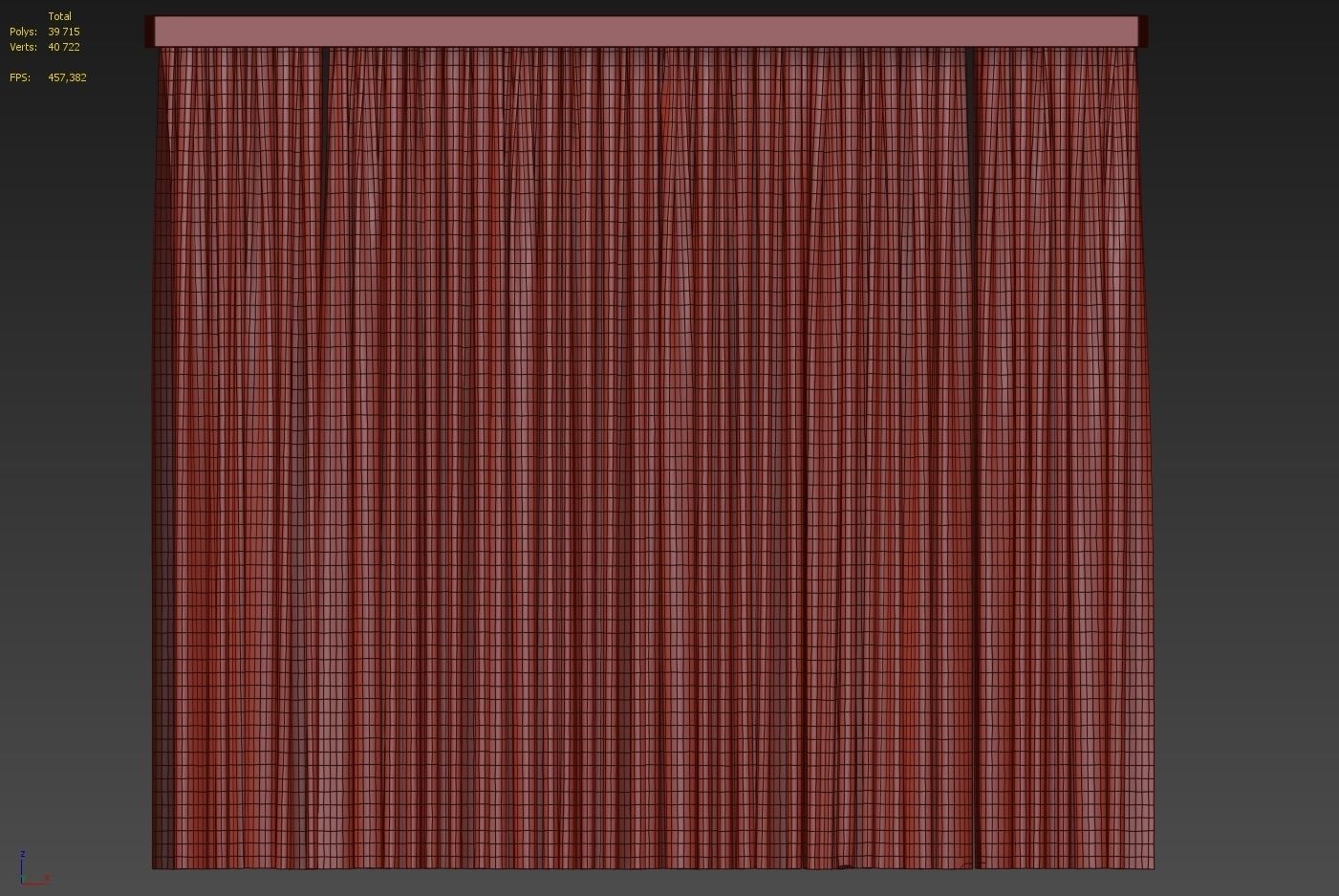 Tulle Low-poly 3D model_3