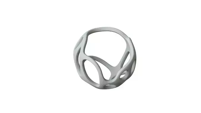 SciFi Cube Object No 35979 Low Poly Shape Texture