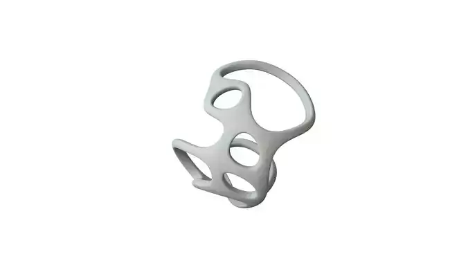 SciFi Cube Object No 34845 Low Poly Shape