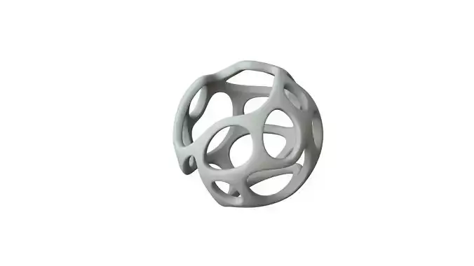 SciFi Cube Object No 34691 Low Poly Shape