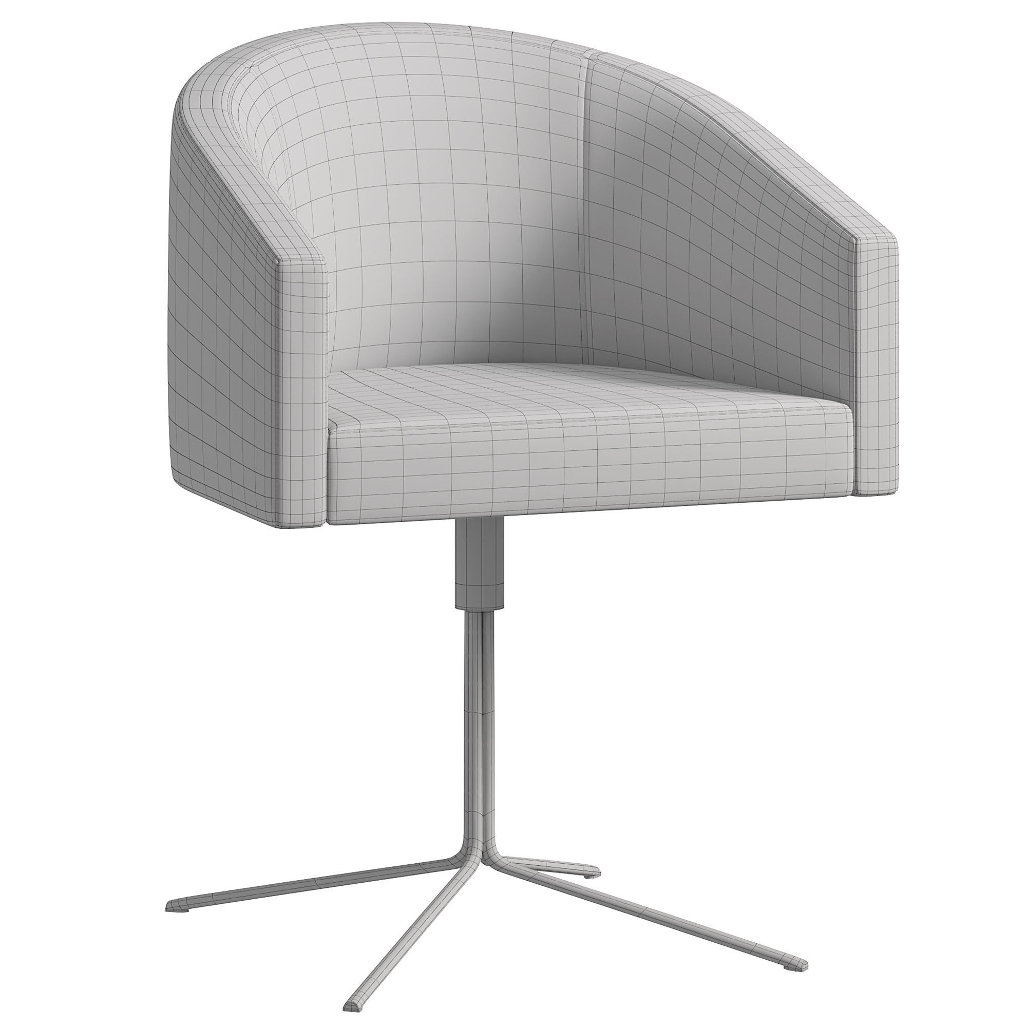 HAIA ARMCHAIR BY LASKASAS 3D model_3