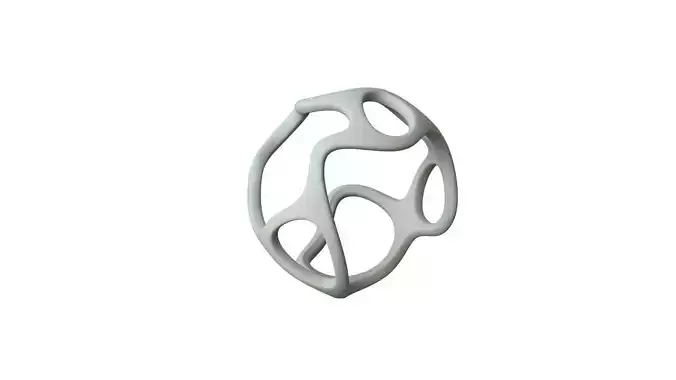 SciFi Cube Object No 34454 Low Poly Shape