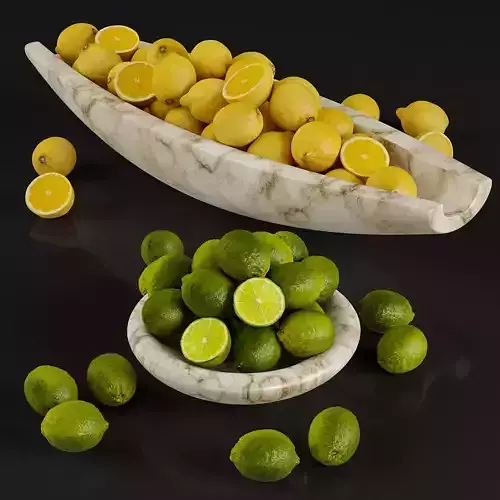 Lemon bowl 3D model