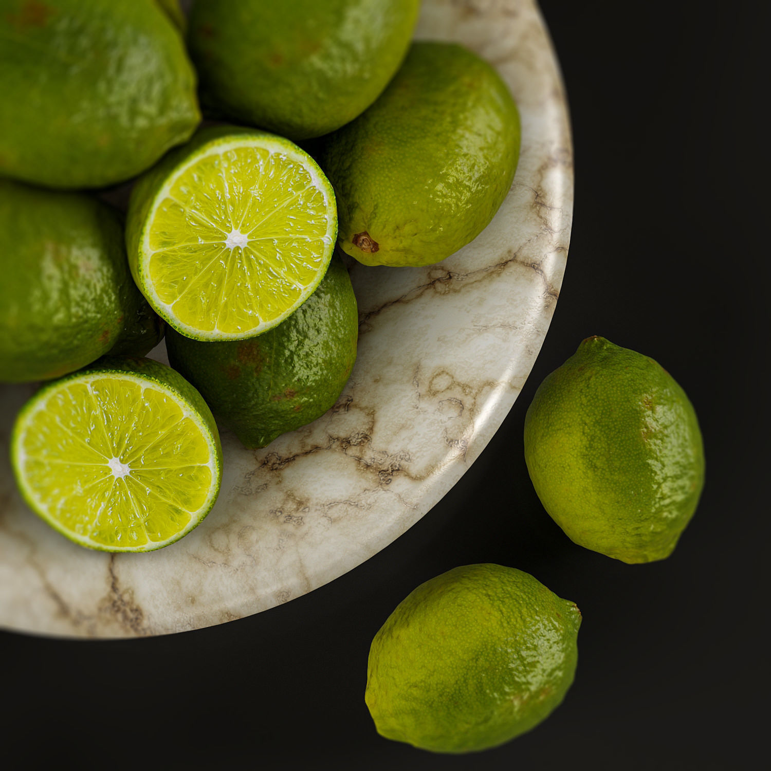 Lemon bowl 3D model_1