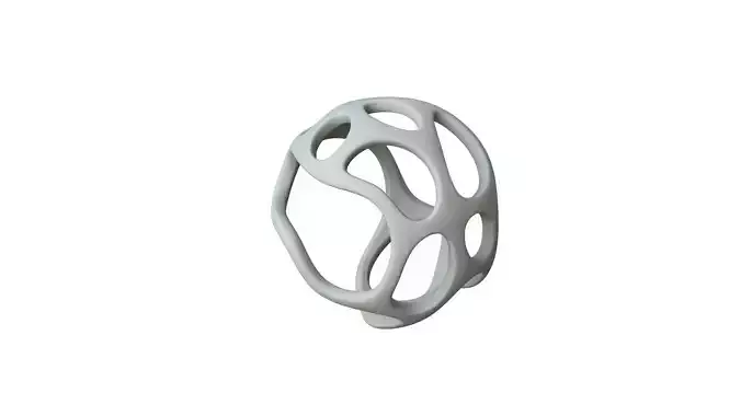 SciFi Cube Object No 33236 Low Poly Shape