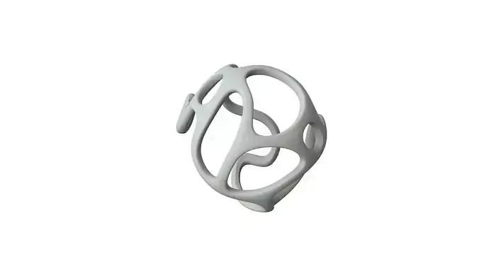 SciFi Cube Object No 32127 Low Poly Shape