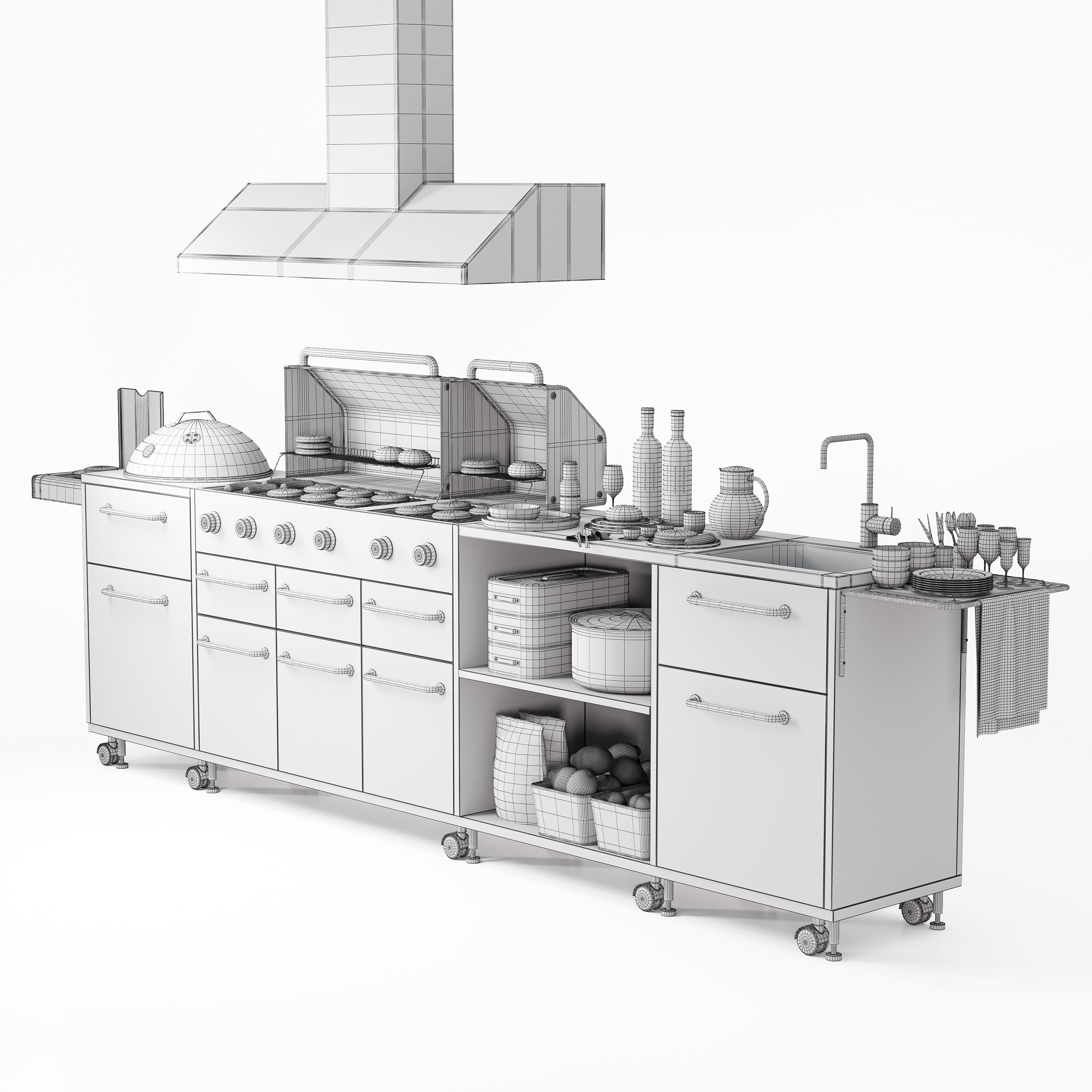 Barbecue 46 3D model_6