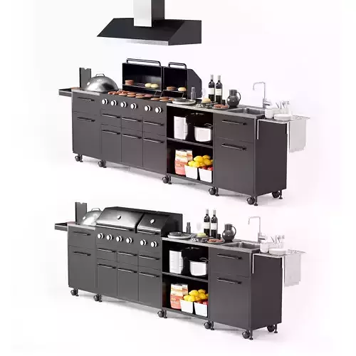 Barbecue 46 3D model