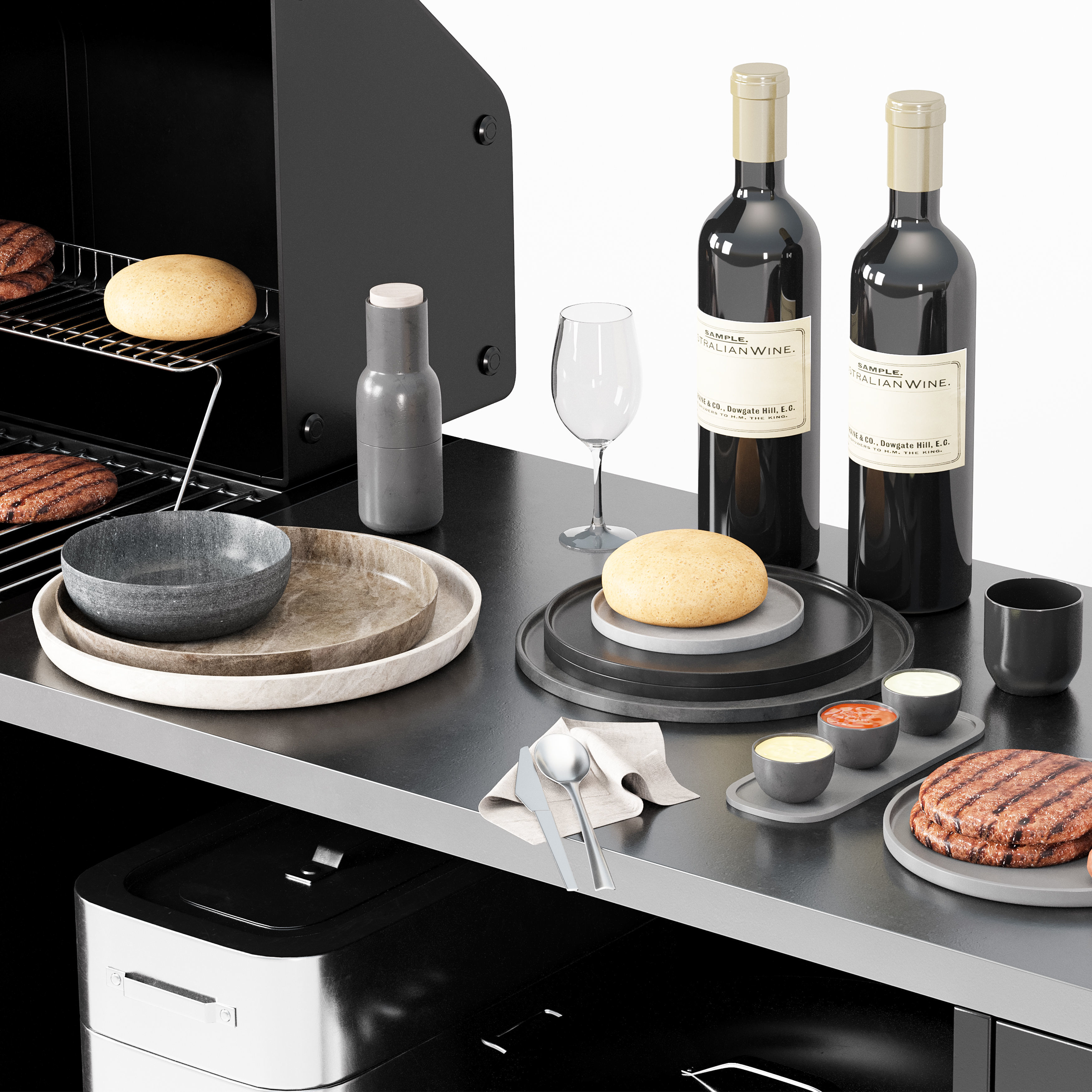 Barbecue 46 3D model_1