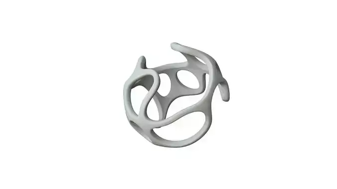 SciFi Cube Object No 28791 Low Poly Shape