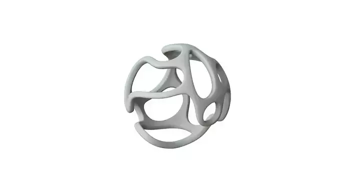 SciFi Cube Object No 27792 Low Poly Shape