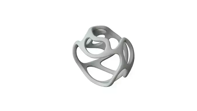 SciFi Cube Object No 27789 Low Poly Shape