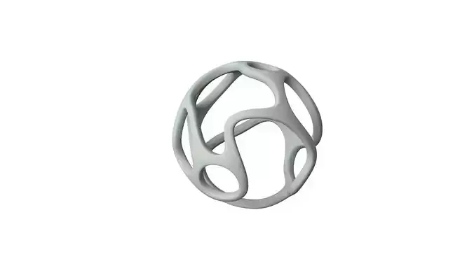 SciFi Cube Object No 26217 Low Poly Shape