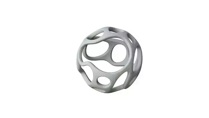 SciFi Cube Object No 25726 Low Poly Shape