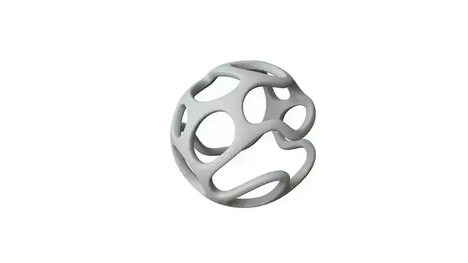 SciFi Cube Object No 25288 Low Poly Shape