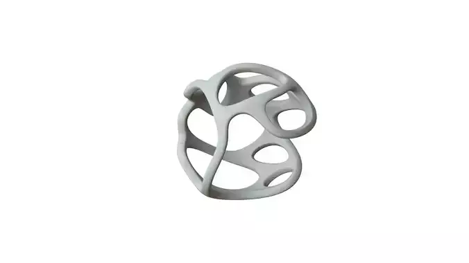 SciFi Cube Object No 24461 Low Poly Shape