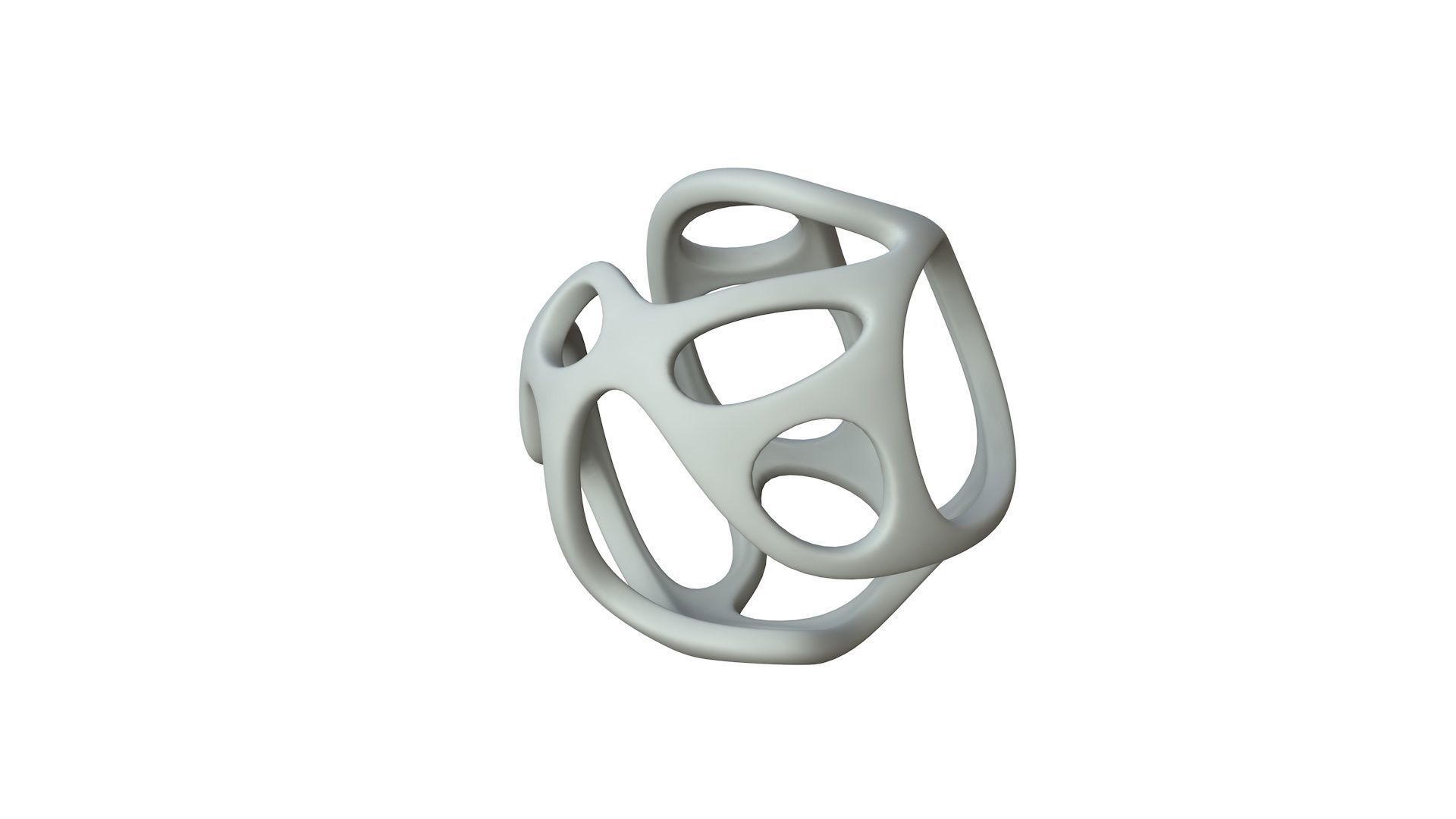 SciFi Cube Object No 22971 Low Poly Shape Texture_1