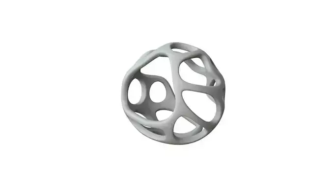 SciFi Cube Object No 22789 Low Poly Shape