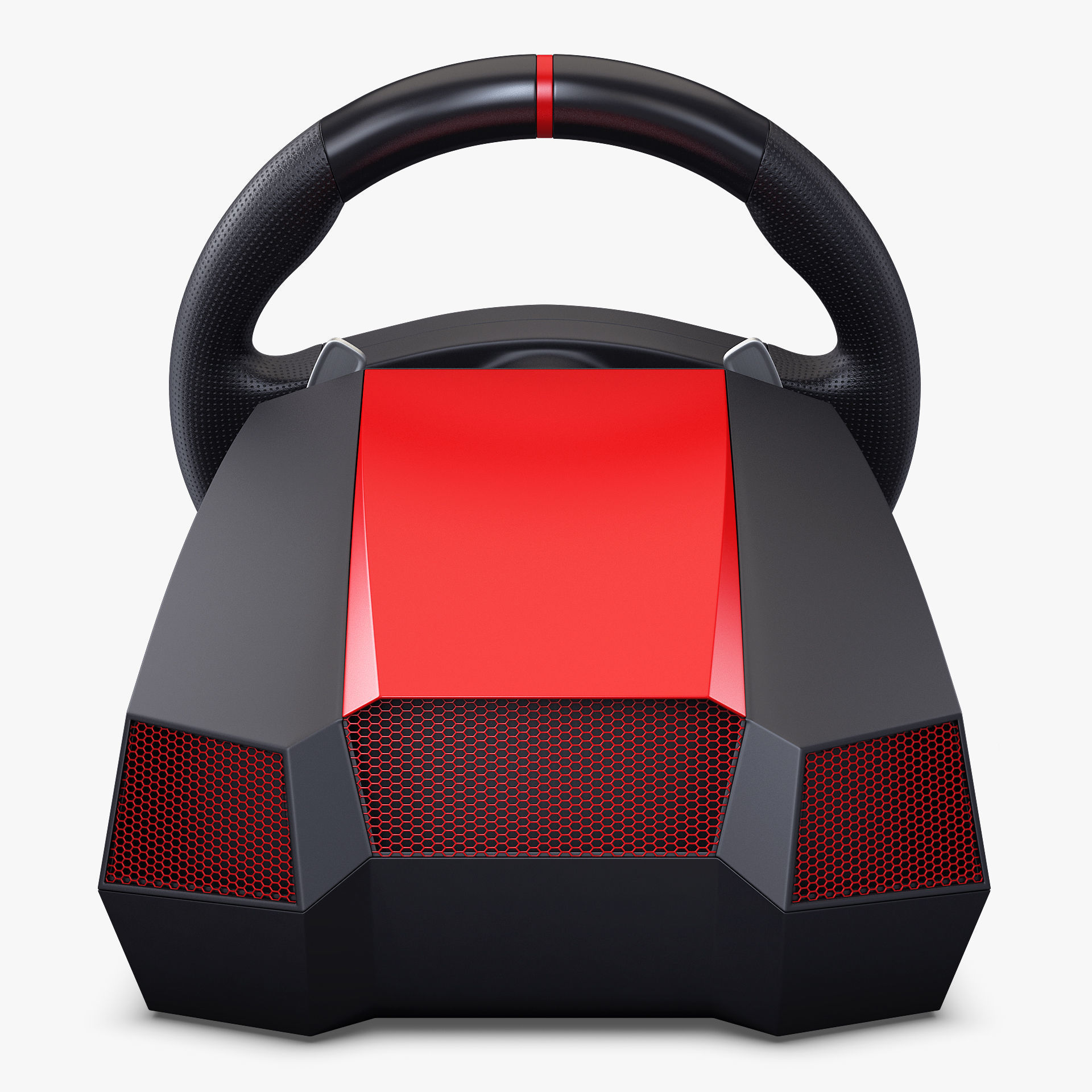 Generic Gaming Steering Wheel with Pedals and Shifter M 1 3D model_4