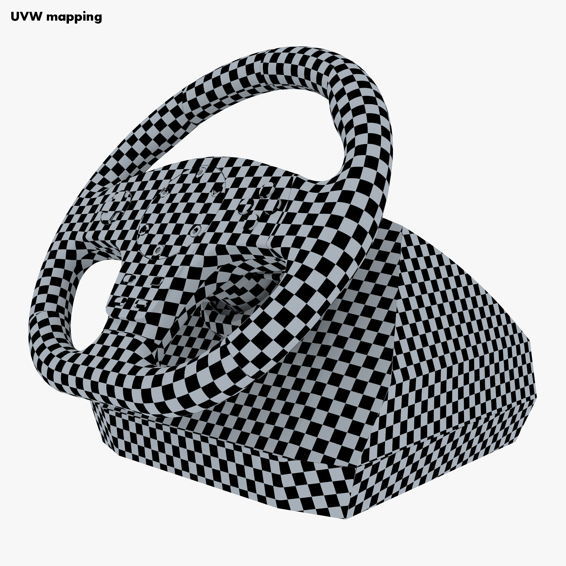 Generic Gaming Steering Wheel with Pedals and Shifter M 1 3D model_26