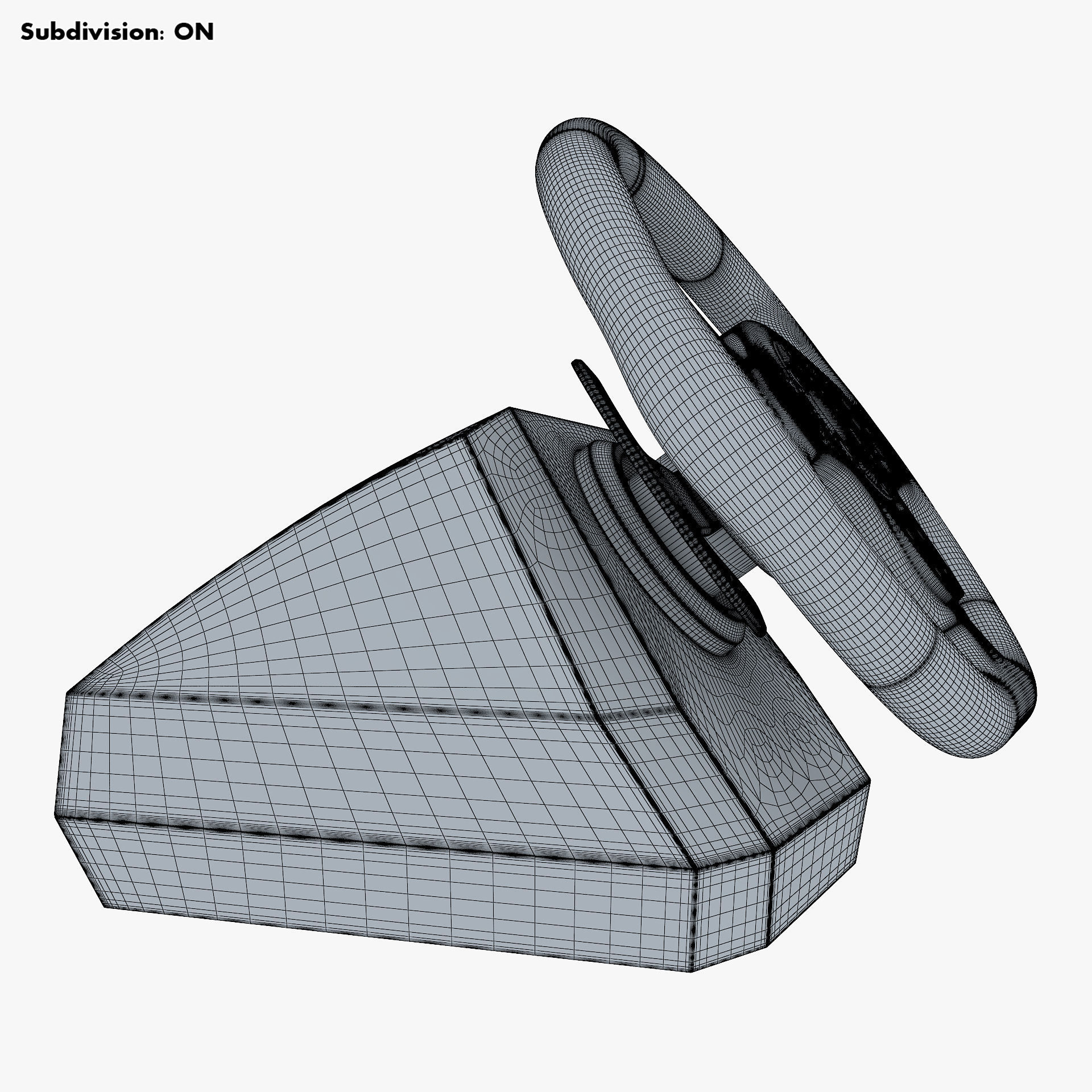 Generic Gaming Steering Wheel with Pedals and Shifter M 1 3D model_16
