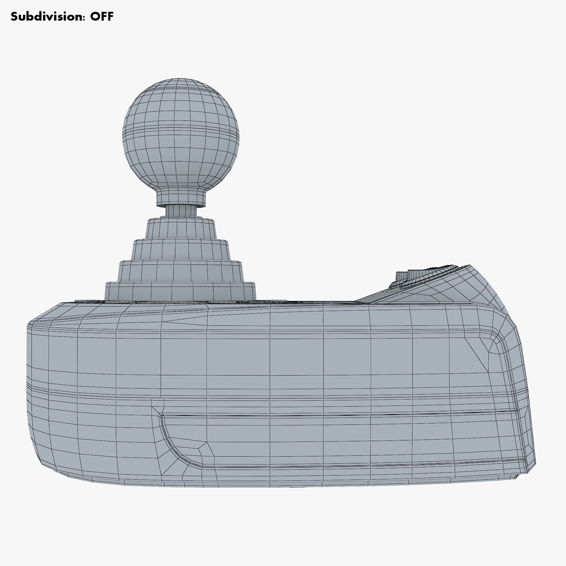 Generic Gaming Steering Wheel with Pedals and Shifter M 1 3D model_45