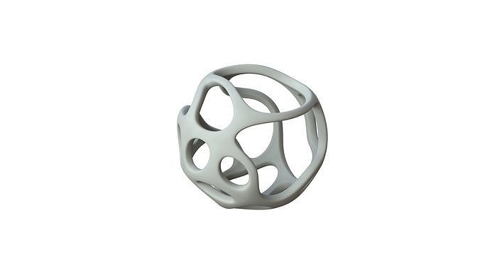 SciFi Cube Object No 22218 Low Poly Shape Texture