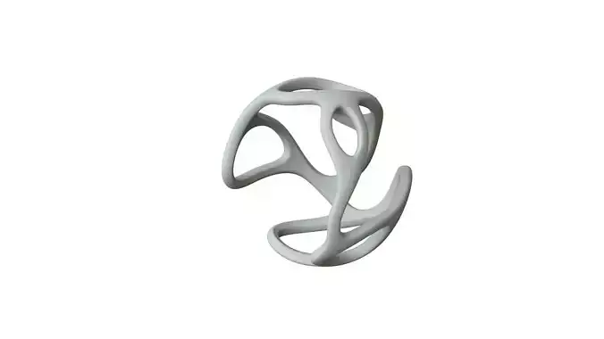 SciFi Cube Object No 21526 Low Poly Shape