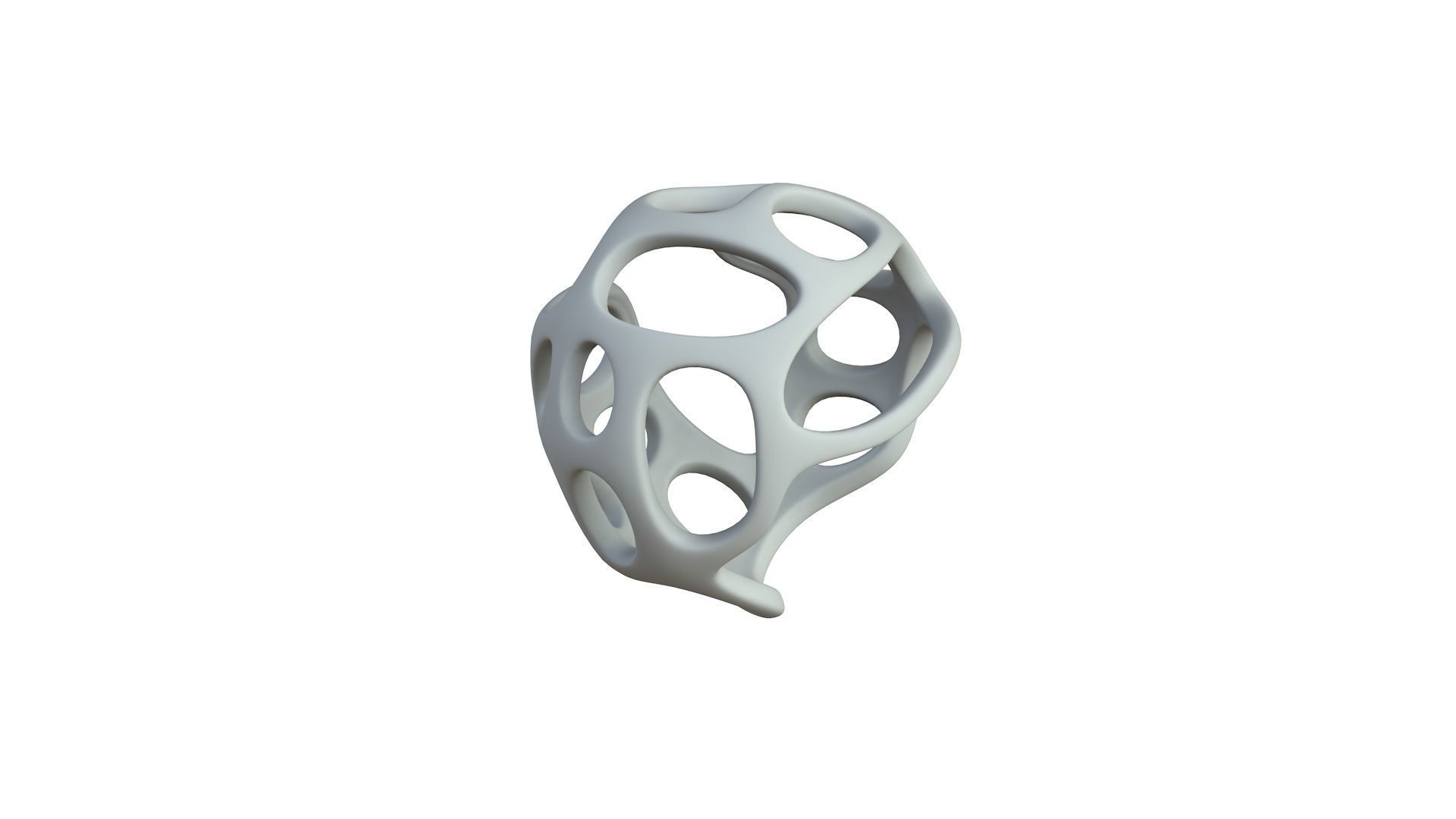 SciFi Cube Object No 21398 Low Poly Shape Texture_4