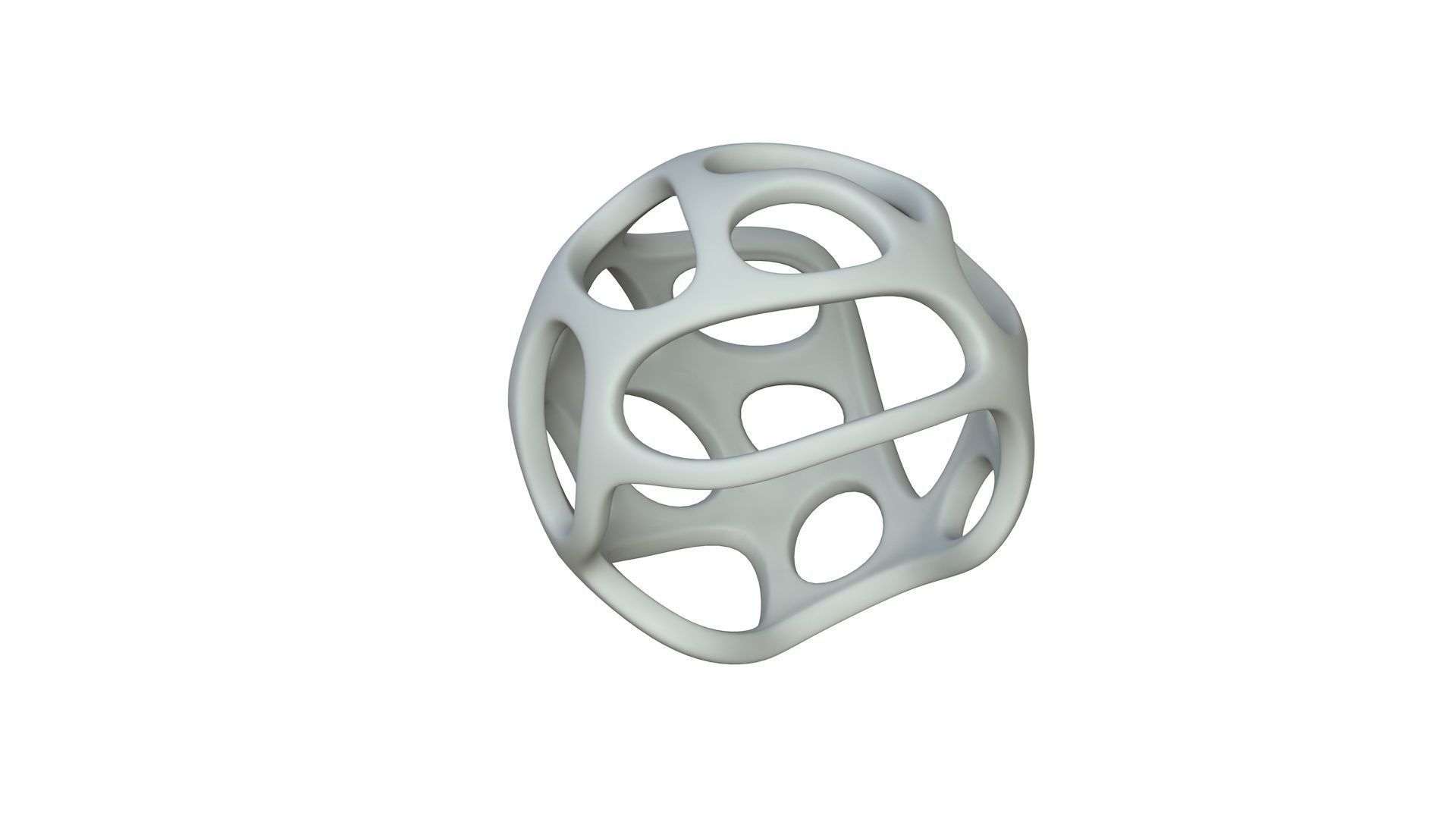 SciFi Cube Object No 21398 Low Poly Shape Texture_2