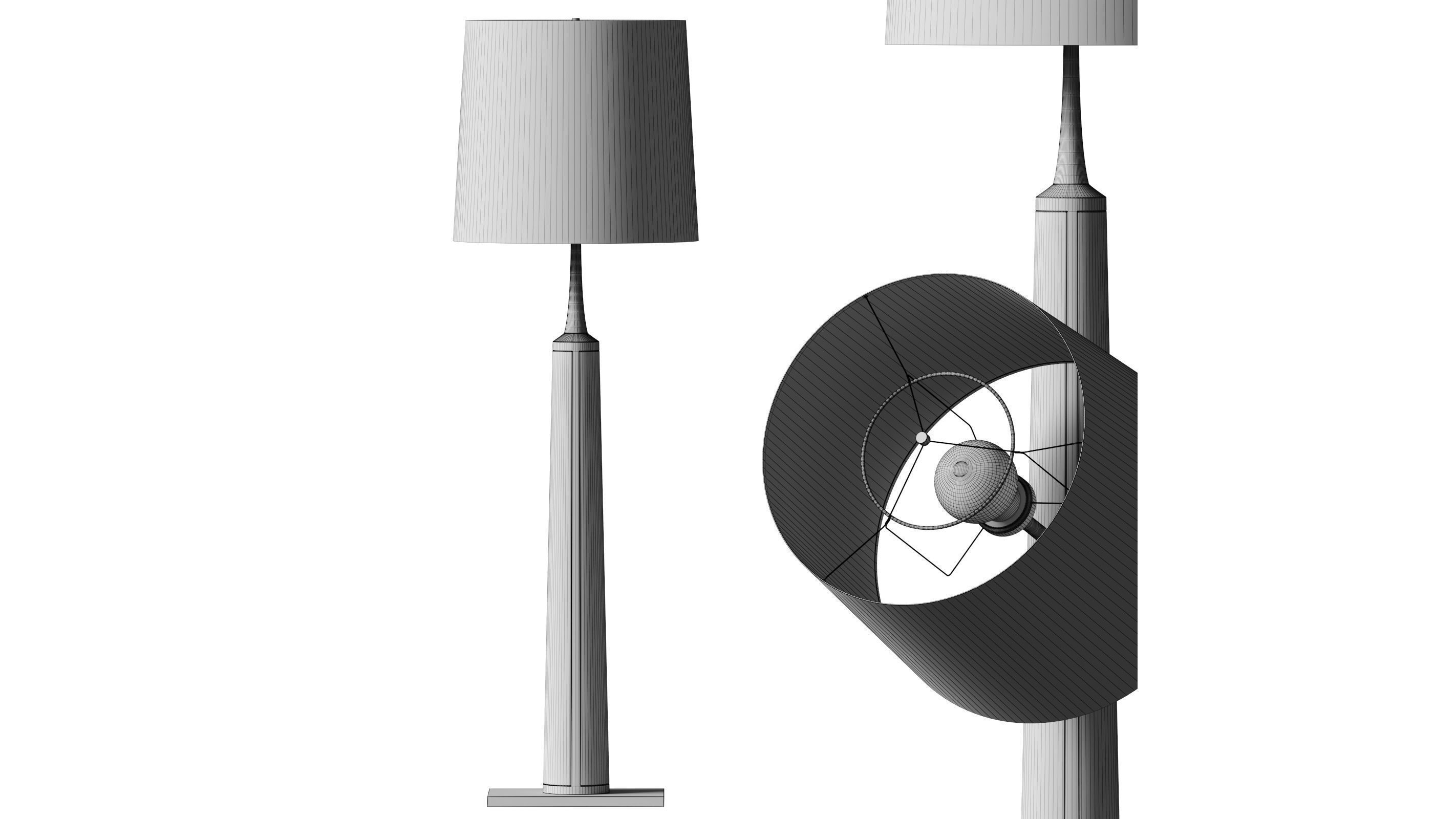 Alexander Lamont - Demi Monde Floor Lamp 3D model_1