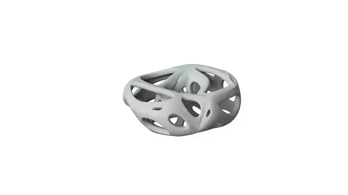 SciFi Cube Object No 17323 Low Poly Shape Texture