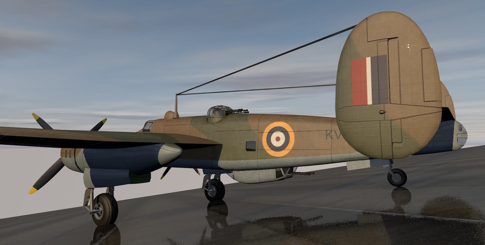 Bristol Type 163 Buckingham Mk-1 3D model_6